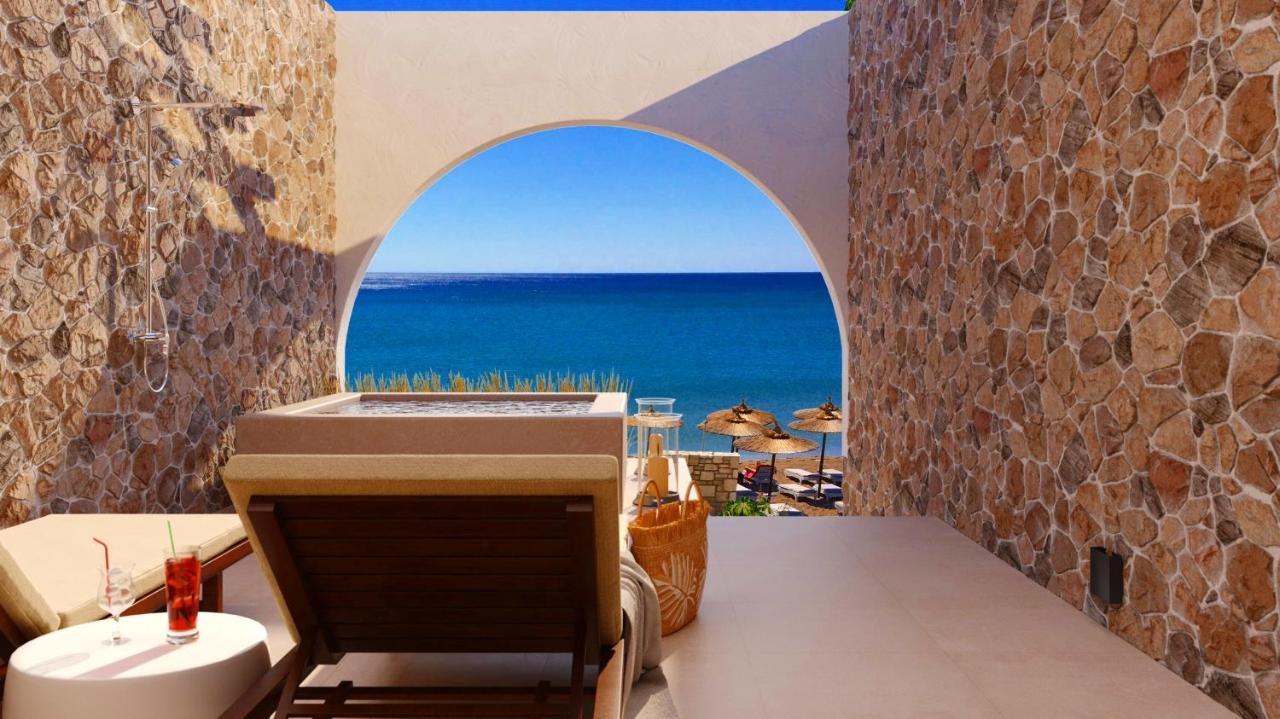 Delfini Beach Hotel & Suites Архангелос Экстерьер фото