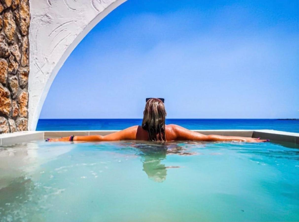 Delfini Beach Hotel & Suites Архангелос Экстерьер фото