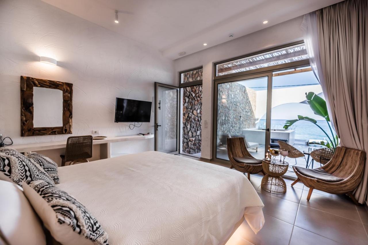 Delfini Beach Hotel & Suites Архангелос Экстерьер фото