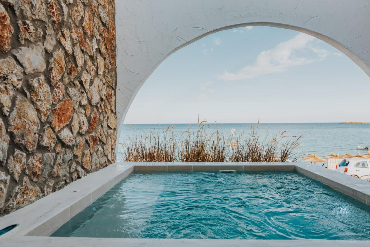 Delfini Beach Hotel & Suites Архангелос Экстерьер фото